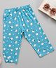 zuniors SSC Cotton Knit Cats Printed Capri Pants - Royal Blue