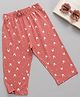 zuniors SSC Cotton Knit Bunny Printed Capri - Red