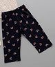 zuniors SSC Cotton Knit Rainbow Printed Capri - Navy Blue