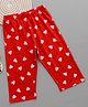 zuniors SSC Cotton Knit Strawberry Printed Capri - Red