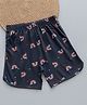 zuniors SSC Cotton Knit Rainbow Printed Shorts - Navy Blue