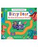 Bizzy Bear Find and Follow: At the Dinosaur Park: with 4 sliding counters By Benji Davies - English