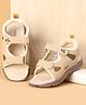 Babyoye Velcro Closure Solid Sandals - Beige