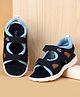Babyoye Velcro Closure Solid Sandals - Navy Blue