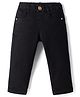 Babyhug Denim Full Length Skinny Fit Washed Jeans With Stretch - Black