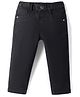 Babyhug Denim Full Length Slim Fit Washed Jeans With Stretch - Black