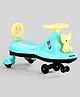 Twister Swing Car with Light & Music - Blue Yellow| Easy to Handle| Built for Rough Play| Encourages Physical Activity| Easy to Assemble| For Kids of 1 to 6 years| Sport Gift