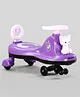 Twister Swing Car with Light & Music - Purple| Easy to Handle| Built for Rough Play| Encourages Physical Activity| Easy to Assemble| For Kids of 1 to 6 years| Sport Gift