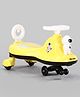 Twister Swing Car with Light & Music - Yellow| Easy to Handle| Built for Rough Play| Encourages Physical Activity| Easy to Assemble| For Kids of 1 to 6 years| Sport Gift