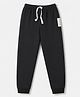 Simply Knit Full Length Fleece and Woollen Bottomwear - Charcoal Grey