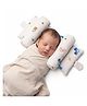 GRASPING FINGERS Muslin Head Shaping Pillow for Sleeping Support - Pink