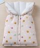 GRASPING FINGERS Premium Muslin Cotton Sleeping bed Baby Carry Nest, Infant Sleeping Bag - Cream