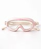 Little Surprise Box, Pink White Double Border Anti-Fog UV Leakproof Swim Goggles for Kids