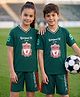 Pine Active Liverpool FC Football  Jersey T-Shirt with Shorts Set -Green