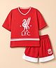 Pine Active Liverpool FC Football  Jersey T-Shirt with Shorts Set -Red