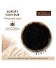 Babliss Newborn Soft Curly Faux Fur Rug Basket Stuffer for Photography | Black