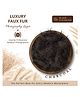 Babliss Newborn Soft Curly Faux Fur Rug Basket Stuffer for Photography | Charcoal