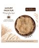 Babliss Newborn Soft Curly Faux Fur Rug Basket Stuffer for Photography | Ivory