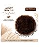 Babliss Newborn Soft Curly Faux Fur Rug Basket Stuffer for Photography |Chocolate Brown