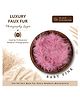 Babliss Newborn Soft Curly Faux Fur Rug Basket Stuffer for Photography | Baby Pink