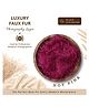 Babliss Newborn Soft Curly Faux Fur Rug Basket Stuffer for Photography | Hot Pink