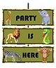 Party Propz Jungle Jungle Safari Themed Door Board - Green