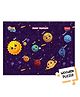 Funskool POP! Solar System Wooden Puzzle Educational Space Puzzle for Kids 24 Pieces - Multicolor