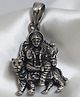 LA BELLE VIE Sherawali Maa German Silver Pendant -Silver