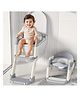 KidDough 3 In 1 Toilet Potty Seat For Kids, Baby Potty Training Seat Chair Splash Guard, Handle, Ladder & Cushion Seat | Kids Toilet Seat