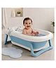 KidDough Baby Bathtub, Foldable, Non Slip, Durable, Easy to Store and Use with Cushion