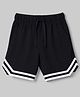 Honeyhap Premium  100% Cotton Single Jersey Knit Solid Shorts  with Bio Finish - Black Beauty