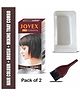 Jovex Professional Hair Color Conditioner Olive oil & Keratin (Dark Brown) - 100 g (Pack of 2)