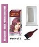 Jovex Professional Hair Color Conditioner Olive oil & Keratin (Burgandy) - 100 g(Pack of 3)