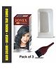 Jovex Professional Hair Color Conditioner Olive oil & Keratin (Black) - 100 g (Pack of 3)