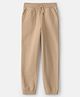 OshKosh B'gosh Cotton Woven Ankle Length Solid Jogger - Tan