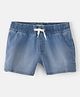 OshKosh B'gosh Denim Woven Knee Length Washed Shorts - Blue