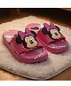 Yellow Bee Disney Mickey Mouse Featuring Minnie Mouse  Applique Detailed Sliders - Pink