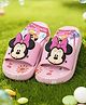 Yellow Bee Disney Mickey Mouse Featuring Minnie Mouse Applique Detailed Sliders - Pink