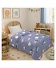 Morado Premium Glace Cotton Reversible Single Bed Comforter 60x90 Inches | Ultra Soft, Lightweight & Breathable | 150 GSM Cozy All-Season Bedding Comforter, Grey Fish