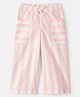 Carter's Cotton Woven Full Length Striped Pant - Pink