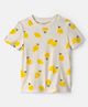 Carter's Cotton Knit Half Sleeves T-Shirt With Lemon Print - Green