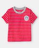 Carter's Cotton Knit T-Shirt Striped Red 5-6 Years