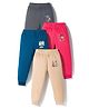 Kidi Wav Pack Of 4 Animals In Vehicles Printed Pyjamas - Multi Colour