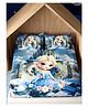 BhaiJi Bedsheets 220TC Glace Cotton Bed Sheet Double Bed With 2 Pillow Covers Full HD Digital Prints - Frozen Anna and Elsa