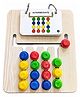 Pingo Play Montessori Sliding puzzle for Kids (3 Years+) || 15 Level Challenge Cards- Multicolor