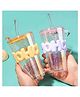 Ulifestyle Snap Lock Silicone Grip HOHO Big Sipper Mug Tumbler with Straw, 1pc, 470ml - Color May Vary