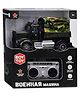 AKN TOYS Remote Control Military Truck for Kids, 1:64 Scale RC Army Vehicle with Lights, Camouflage Cover & Remot Controller,Durable Off-Road War Truck  - PACK OF 1 - ( COLOR AND DESIGN MAY VARY )