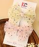 Kicks & Crawl Set Of 2 Stars Foil Printed Bow Applique Detailed Alligator Hair Clip - Multi Colour