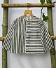 Cuddly cubs Cotton Woven Half Sleeves Striped Shirt - Blue