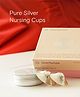 Silver Nursing Cups for Breastfeeding 990 Pure Silver BIS Certified Sore Nipple Relief | Reusable and Leak-Proof | Trusted by Lactation Experts | Buyback Available